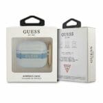 Guess GUA3HHTSB Blue Strap Collection Kryt AirPods 3