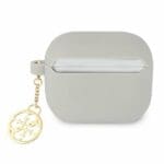 Guess GUA3LSC4EG Grey Silicone Charm 4G Collection Kryt AirPods 3