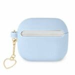 Guess GUA3LSCHSB Blue Silicone Charm Collection Kryt AirPods 3