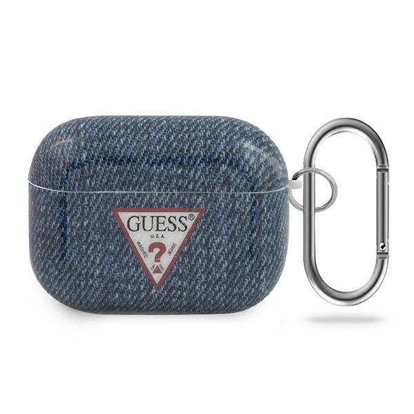 Guess GUACAPTPUJULDB Dark Blue Jeans Collection Kryt AirPods Pro