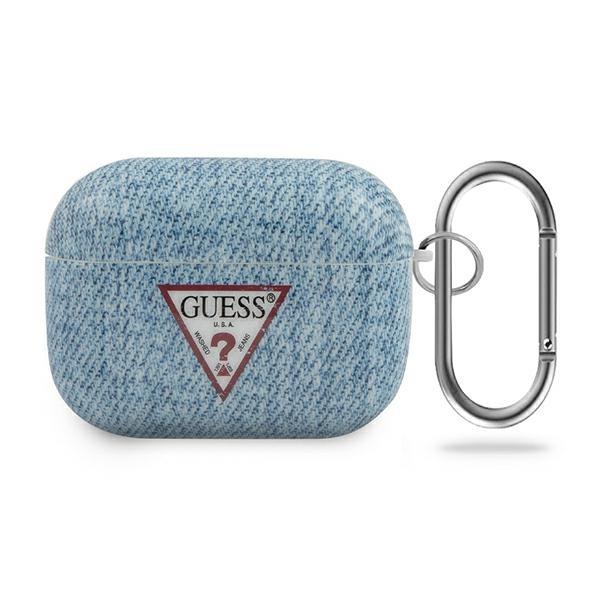 Guess GUACAPTPUJULLB Light Blue Jeans Collection Kryt AirPods Pro