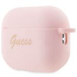 Guess GUAP2LSCHSP Pink Silicone Charm Heart Collection Kryt AirPods Pro 2