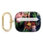 Guess GUAPHHFLB Blue Flower Strap Collection Kryt AirPods Pro
