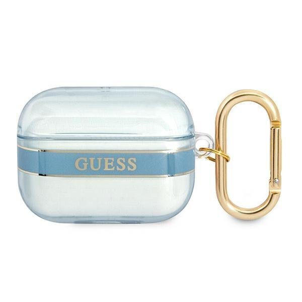 Guess GUAPHHTSB Blue Strap Collection Kryt AirPods Pro