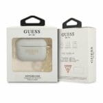 Guess GUAPLSC4EG Grey Silicone Charm 4G Collection Kryt AirPods Pro
