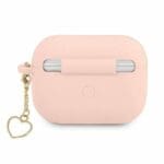 Guess GUAPLSCHSP Pink Silicone Charm Collection Kryt AirPods Pro