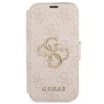 Guess GUBKP13X4GMGPI Pink Book 4G Big Metal Logo Kryt iPhone 13 Pro Max