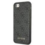 Guess GUHCI8G4GFGR Grey 4G Metal Gold Logo Kryt iPhone 7/8/SE 2020/SE 2022