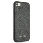 Guess GUHCI8G4GFGR Grey 4G Metal Gold Logo Kryt iPhone 7/8/SE 2020/SE 2022