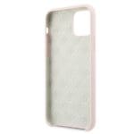 Guess GUHCN58LS4GLP Light Pink Silicone 4G Tone On Tone Kryt iPhone 11 Pro