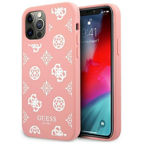 Guess GUHCP12LLSPEWPI Peony Collection Pink Kryt iPhone 12 Pro Max