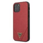 Guess GUHCP12LVSATMLRE Saffiano Red Kryt iPhone 12 Pro Max