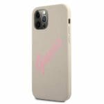 Guess GUHCP12MLSVSGP Silicone Vintage Pink/Gray Kryt iPhone 12/12 Pro