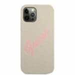 Guess GUHCP12MLSVSGP Silicone Vintage Pink/Gray Kryt iPhone 12/12 Pro