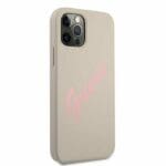 Guess GUHCP12MLSVSGP Silicone Vintage Pink/Gray Kryt iPhone 12/12 Pro