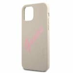 Guess GUHCP12MLSVSGP Silicone Vintage Pink/Gray Kryt iPhone 12/12 Pro