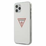 Guess GUHCP12MPCUCTLWH White Triangle Collection Kryt iPhone 12/12 Pro
