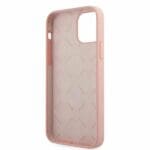 Guess GUHCP12SLSVSGP Silicone Vintage Pink/Mint Kryt iPhone 12 Mini