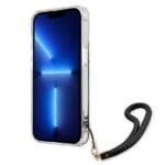 Guess GUHCP13LHFLSB Blue Flower Strap Kryt iPhone 13 Pro