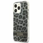 Guess GUHCP13LHSLEOK Grey Leopard Kryt iPhone 13 Pro