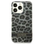 Guess GUHCP13LHSLEOK Grey Leopard Kryt iPhone 13 Pro