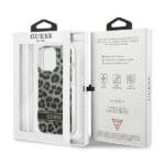 Guess GUHCP13LHSLEOK Grey Leopard Kryt iPhone 13 Pro