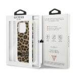 Guess GUHCP13LHSLEOW Brown Leopard Kryt iPhone 13 Pro