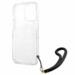 Guess GUHCP13LKCABBK Black Camo Strap Collection Kryt iPhone 13 Pro