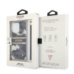 Guess GUHCP13LKCABBK Black Camo Strap Collection Kryt iPhone 13 Pro