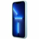 Guess GUHCP13LPS4MB Blue Saffiano 4G Small Metal Logo Kryt iPhone 13 Pro
