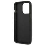 Guess GUHCP13LPS4MK Black Saffiano 4G Small Metal Logo Kryt iPhone 13 Pro