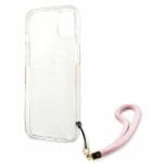 Guess GUHCP13SKCABPI Pink Camo Strap Collection Kryt iPhone 13 Mini