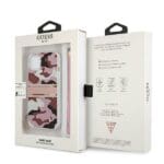 Guess GUHCP13SKCABPI Pink Camo Strap Collection Kryt iPhone 13 Mini