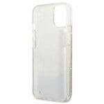 Guess GUHCP13SLFLSD Gold Paisley Liquid Glitter Kryt iPhone 13 Mini