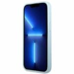 Guess GUHCP13SPS4MB Blue Saffiano 4G Small Metal Logo Kryt iPhone 13 Mini
