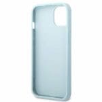 Guess GUHCP13SPS4MB Blue Saffiano 4G Small Metal Logo Kryt iPhone 13 Mini