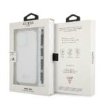 Guess GUHCP13XKPSBK Transparent Black Pearl Kryt iPhone 13 Pro Max