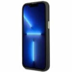 Guess GUHCP14LHG4SHK Black 4G Vintage Gold Logo Kryt iPhone 14 Pro