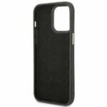 Guess GUHCP14LHG4SHK Black 4G Vintage Gold Logo Kryt iPhone 14 Pro
