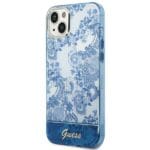 Guess GUHCP14MHGPLHB Blue Porcelain Collection Kryt iPhone 14 Plus