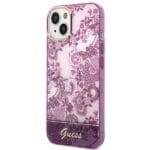 Guess GUHCP14MHGPLHF Fuschia Porcelain Collection Kryt iPhone 14 Plus