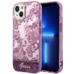 Guess GUHCP14MHGPLHF Fuschia Porcelain Collection Kryt iPhone 14 Plus