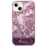 Guess GUHCP14MHGPLHF Fuschia Porcelain Collection Kryt iPhone 14 Plus