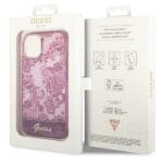 Guess GUHCP14MHGPLHF Fuschia Porcelain Collection Kryt iPhone 14 Plus