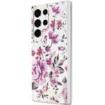 Guess GUHCS23LHCFWST White Flower Collection Kryt Samsung S23 Ultra