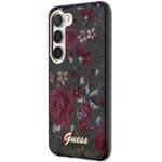 Guess GUHCS23MHCFWSA Kaki Flower Collection Kryt Samsung S23 Plus