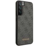 Guess GUHCS23SG4GFGR Grey 4G Metal Gold Logo Kryt Samsung S23