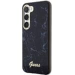 Guess GUHCS23SPCUMAK Black Marble Kryt Samsung S23
