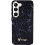 Guess GUHCS23SPCUMAK Black Marble Kryt Samsung S23