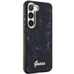 Guess GUHCS23SPCUMAK Black Marble Kryt Samsung S23